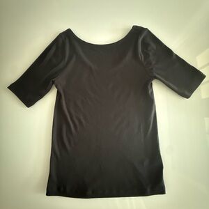 GAP Favorite Tee Black Scoop Back - Size Small - New Without Tags / Never Worn